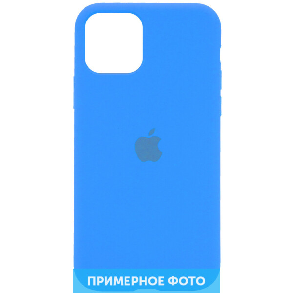 

Чехол Silicone Case Full Protective (AA) для Apple iPhone SE (2020) Голубой / Blue (2281509)