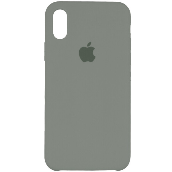 

Чехол Silicone Case (AA) для Apple iPhone XS Max (6.5") Серый / Mist Blue (8617897)