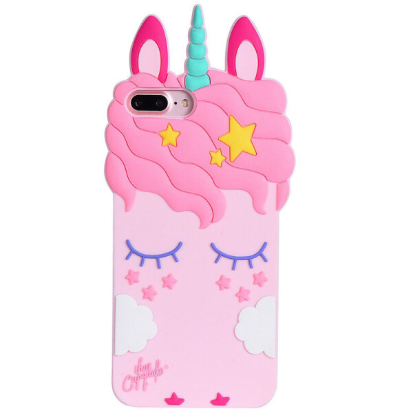 

Силиконовая накладка 3D Little Unicorn для Apple iPhone 7 plus / 8 plus (5.5") Розовый, Единорог (4427759)