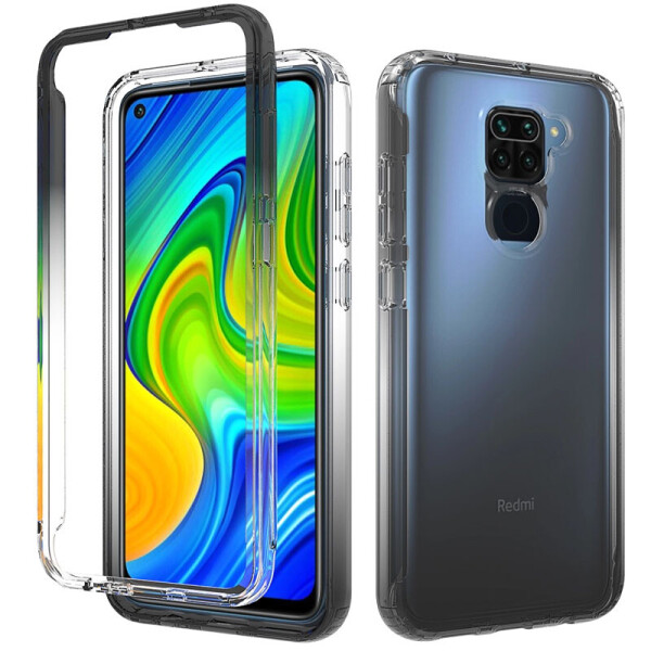 

Чехол TPU+PC Full Body с защитой 360 для Xiaomi Redmi Note 9 / Redmi 10X Черный (6697370)