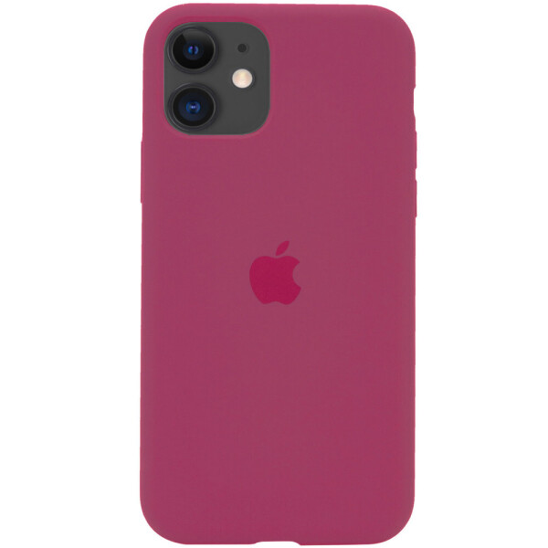 

Чехол Silicone Case Full Protective (AA) для Apple iPhone 11 (6.1") Красный / Rose Red (3574987)