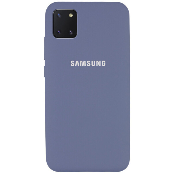 

Чехол Silicone Cover Full Protective (AA) для Samsung Galaxy Note 10 Lite (A81) Серый / Lavender Gray (5984755)