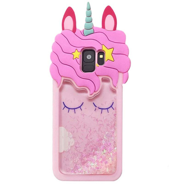 

Силиконовый чехол Unicorn 3D для Samsung Galaxy S9 Розовый (6675428)