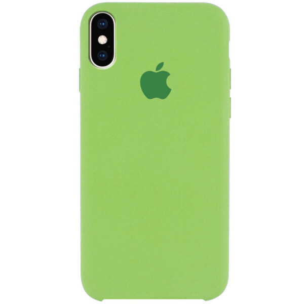 

Чехол Silicone Case (AA) для Apple iPhone X (5.8") / XS (5.8") Мятный / Mint (9687729)