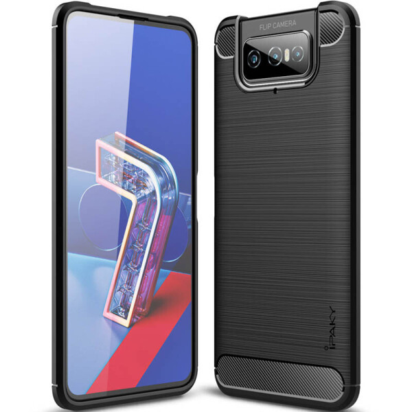 

TPU чехол iPaky Slim Series для Asus Zenfone 7 (ZS670KS) Черный (3136288)