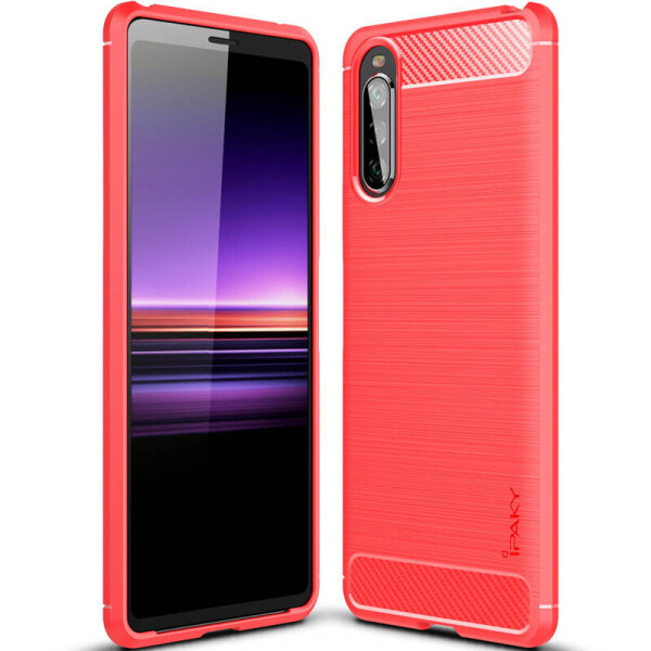 

TPU чехол iPaky Slim Series для Sony Xperia 10 II Красный (9272830)
