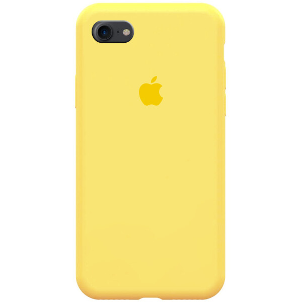 

Чехол Silicone case (A) (с закрытым низом) для Apple iPhone 7 / 8 (4.7) Желтый / Yellow (111179)