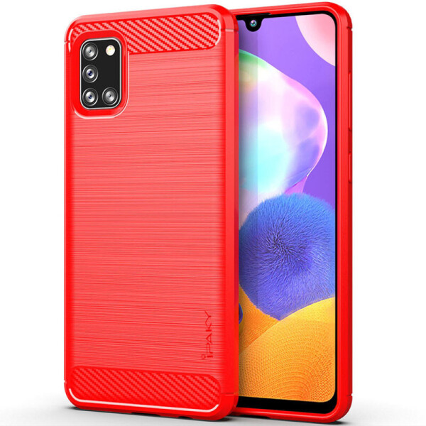 

TPU чехол iPaky Slim Series для Samsung Galaxy A31 Красный (4569318)