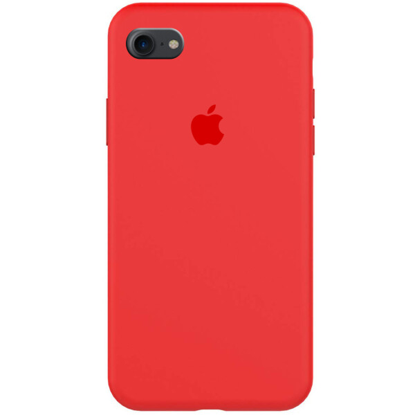 

Чехол Silicone case (A) (с закрытым низом) для Apple iPhone 7 / 8 (4.7) Красный / Red (111180)