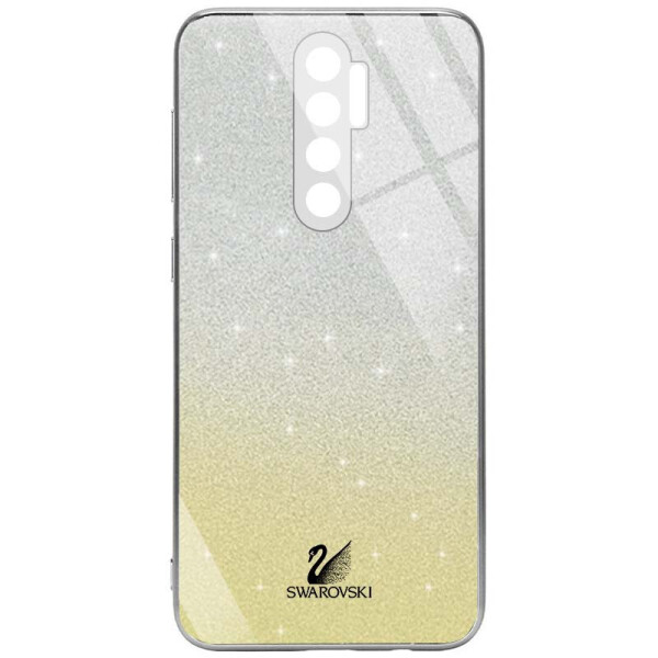 

TPU+Glass чехол Swarovski Full Camera для Xiaomi Redmi 9 Золотой (3342168)