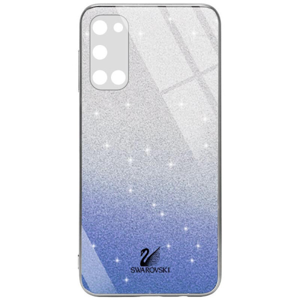 

TPU+Glass чехол Swarovski Full Camera для Samsung Galaxy S20 FE Синий (6108695)