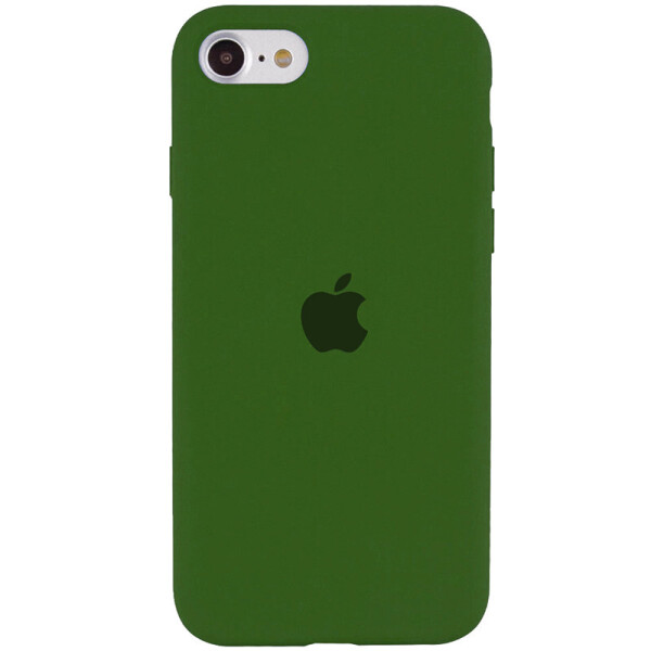 

Чехол Silicone Case Full Protective (AA) для Apple iPhone SE (2020) Зеленый / Army green (7060558)
