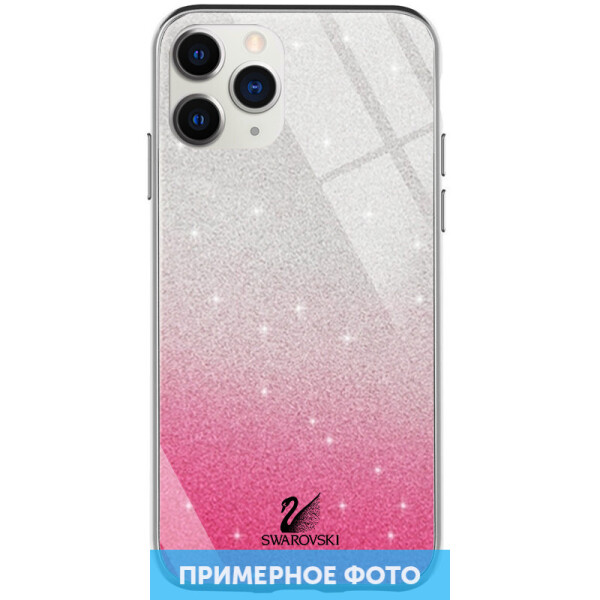 

TPU+Glass чехол Swarovski для Samsung Galaxy S20 Малиновый (2401605)