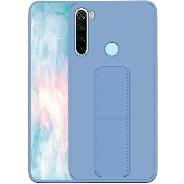 

Силиконовый чехол Hand holder для Xiaomi Redmi Note 8T Light blue (5743326)