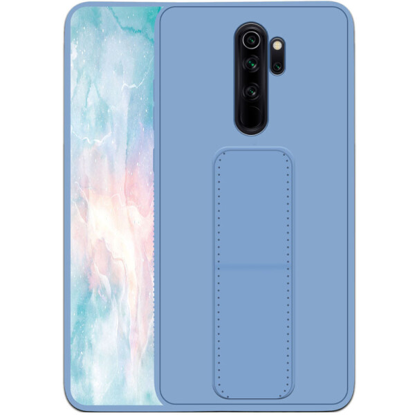 

Силиконовый чехол Hand holder для Xiaomi Redmi 9 Light blue (757851)