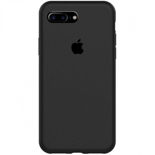 

Чехол Silicone case (A) (с закрытым низом) для Apple iPhone 7 plus / 8 plus (5.5) Черный / Black (111198)