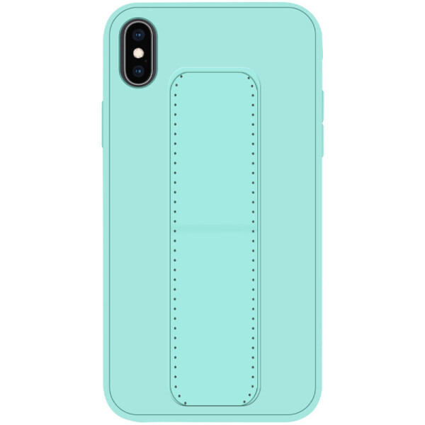 

Силиконовый чехол Hand holder для Apple iPhone X / XS (5.8") Mint green (8165226)