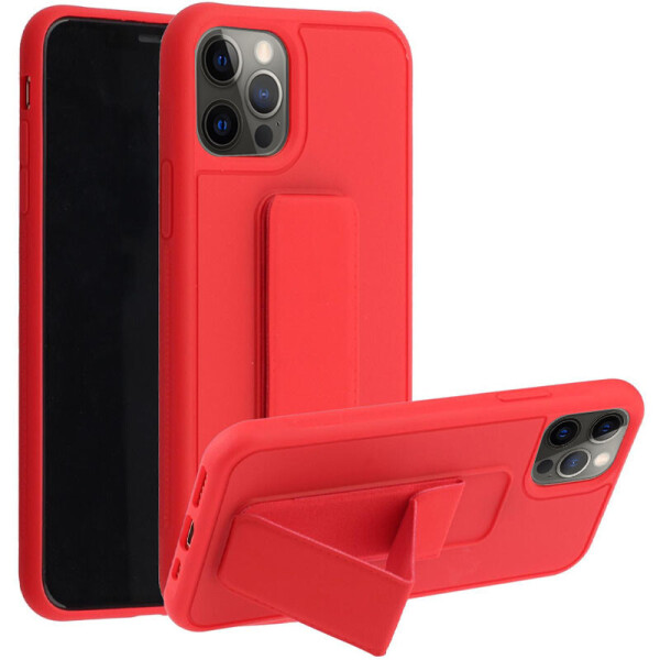 

Силиконовый чехол Hand holder для Apple iPhone 12 Pro Max (6.7") Red (3426523)