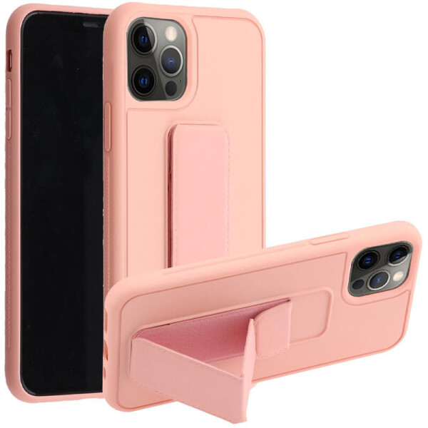 

Силиконовый чехол Hand holder для Apple iPhone 12 Pro / 12 (6.1") Pink (2780762)