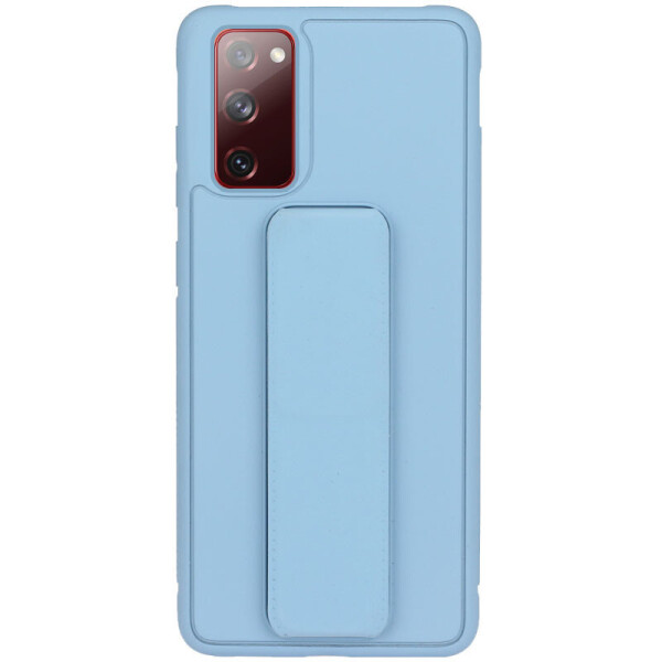 

Силиконовый чехол Hand holder для Samsung Galaxy S20 FE Light blue (9512649)