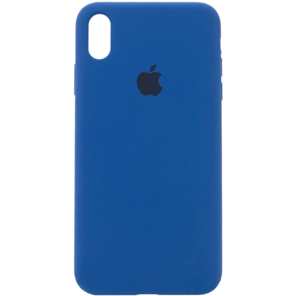 

Чехол Silicone Case Full Protective (AA) для Apple iPhone XR (6.1") Синий / Navy Blue (1403938)