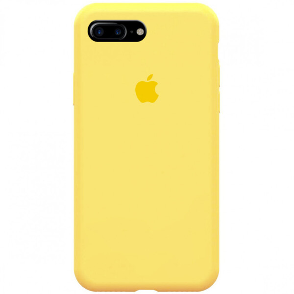 

Чехол Silicone case (A) (с закрытым низом) для Apple iPhone 8 plus (5.5) Желтый / Yellow (111191)
