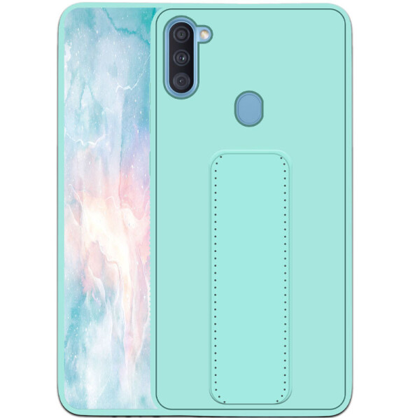 

Силиконовый чехол Hand holder для Samsung Galaxy A11 / M11 Mint green (9440596)