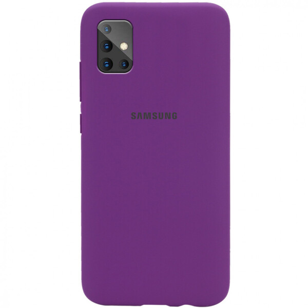 

Чехол Silicone Cover Full Protective (AA) для Samsung Galaxy A71 Фиолетовый / Grape (1319881)
