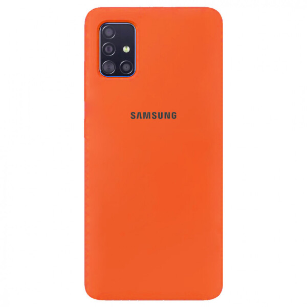 

Чехол Silicone Cover Full Protective (AA) для Samsung Galaxy A71 Оранжевый / Orange (4114854)