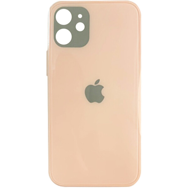 

TPU+Glass чехол GLOSSY Logo Full camera для Apple iPhone 12 Pro Max (6.7") Розовый (1979185)