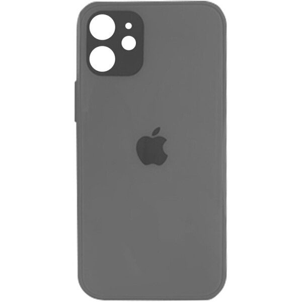 

TPU+Glass чехол GLOSSY Logo Full camera для Apple iPhone 12 (6.1") Серый (7777849)