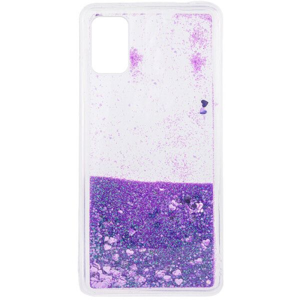 

TPU чехол Liquid hearts для Samsung Galaxy M51 Фиолетовый (809313)