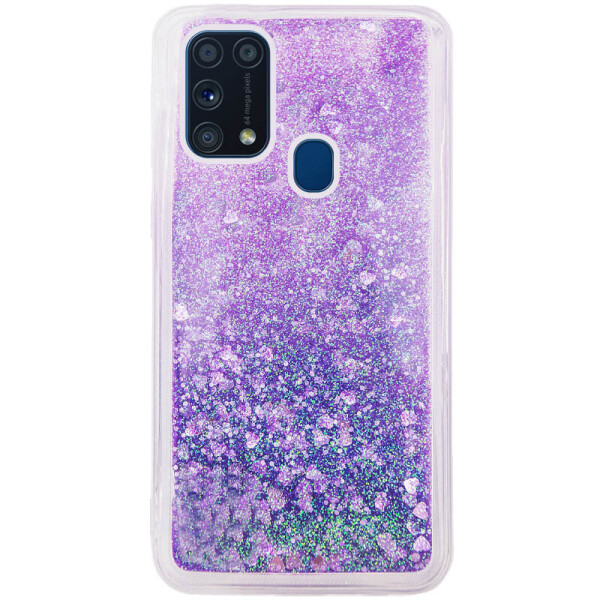 

TPU чехол Liquid hearts для Samsung Galaxy M31 Фиолетовый (289447)