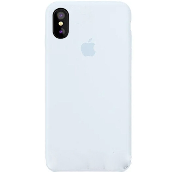 

Чехол Silicone case (A) (с закрытым низом) для Apple iPhone XS Max (6.5) Голубой / Sky Blue (116421)