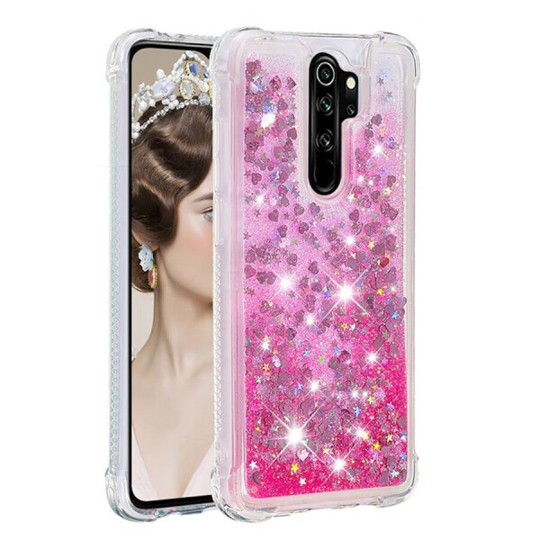 

TPU чехол Liquid hearts для Xiaomi Redmi Note 8 Pro Розовый (3541674)