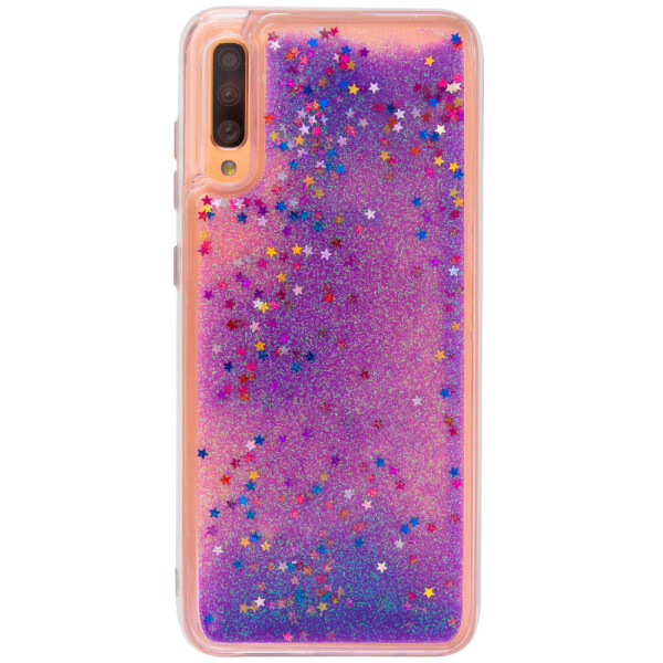 

TPU чехол Liquid hearts для Samsung Galaxy A70 (A705F) Фиолетовый (2651748)