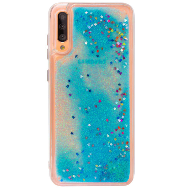 

TPU чехол Liquid hearts для Samsung Galaxy A70 (A705F) Бирюзовый (8457599)
