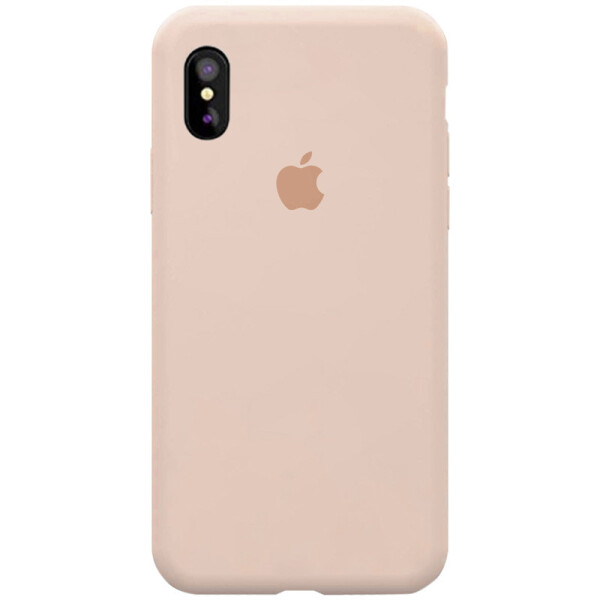 

Чехол Silicone case (A) (с закрытым низом) для Apple iPhone XS Max (6.5) Розовый / Pink Sand (116431)