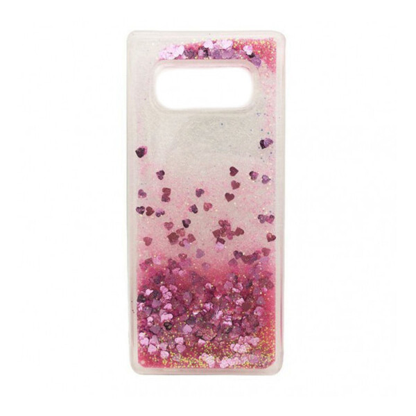 

TPU чехол Liquid hearts для Samsung Galaxy S10 Розовый (4828778)