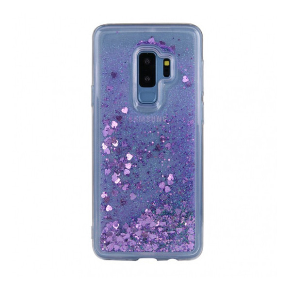 

TPU чехол Liquid hearts для Samsung Galaxy S9+ Фиолетовый (315007)
