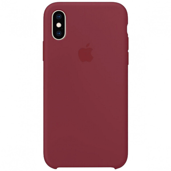 

Чехол Silicone Case (AA) для Apple iPhone XS Max (6.5") Бордовый / Maroon (6169509)