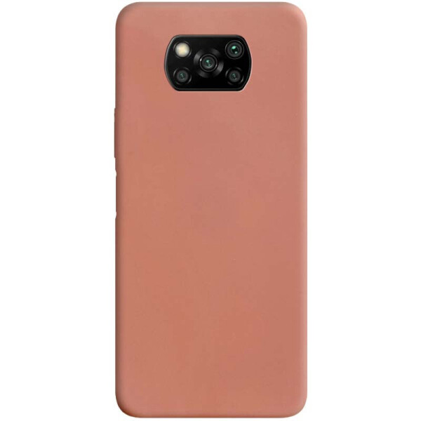 

Силиконовый чехол Candy для Xiaomi Poco X3 NFC Rose Gold (8020369)