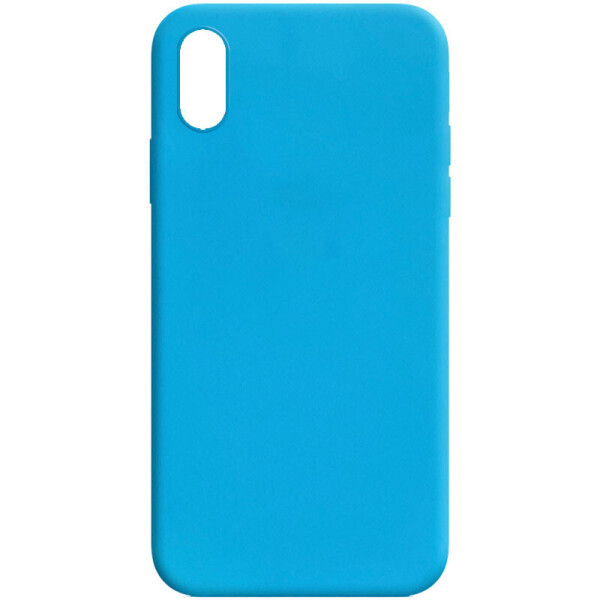 

Силиконовый чехол Candy для Apple iPhone XR (6.1") Голубой (8557236)