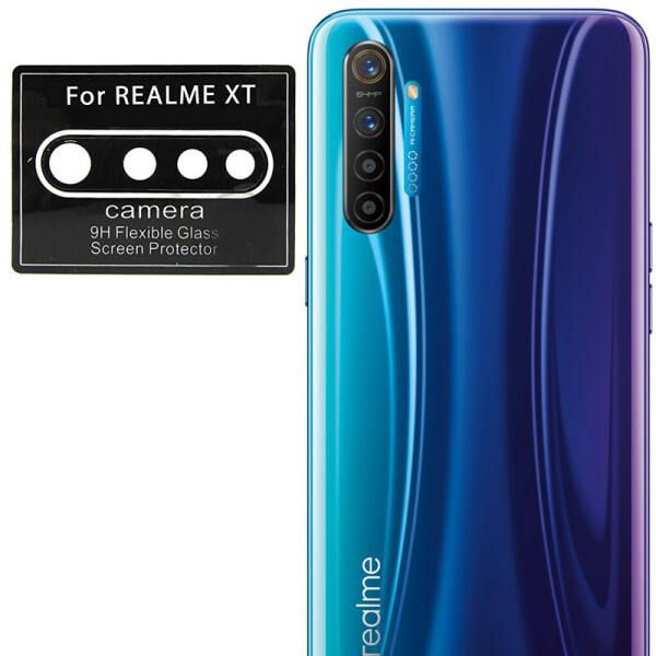 

Гибкое защитное стекло 0.18mm на камеру (тех.пак) для Realme XT Черный (7229514)