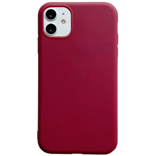 

Силиконовый чехол Candy для Apple iPhone 11 (6.1") Бордовый (6340310)