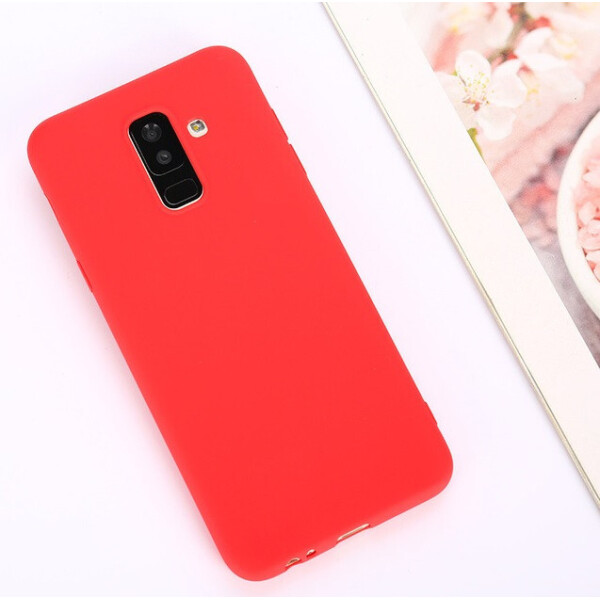 

Силиконовый чехол Candy для Samsung Galaxy A6 Plus (2018) Красный (8642927)