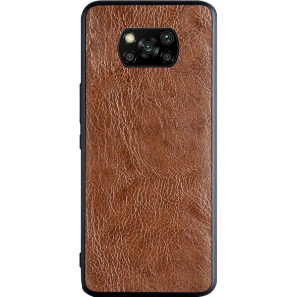

Кожаный чехол PU Retro classic для Xiaomi Poco X3 NFC Коричневый (6509948)