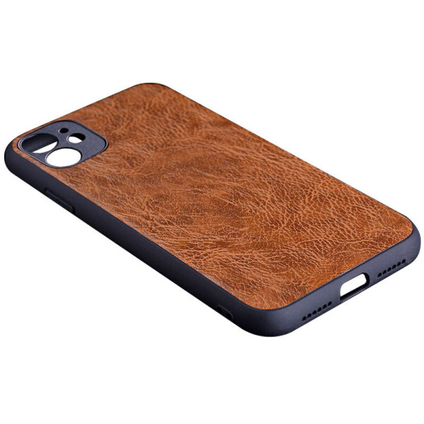 

Кожаный чехол PU Retro classic для Apple iPhone 11 (6.1") Коричневый (1189782)