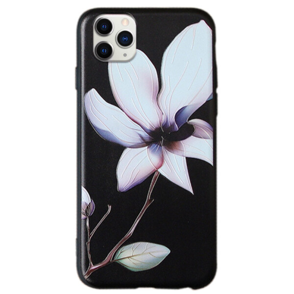 

TPU чехол Магнолия для Apple iPhone 11 Pro (5.8") Черный (3259720)