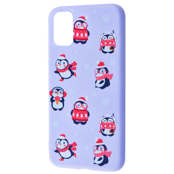

TPU чехол WAVE Fancy для Samsung Galaxy S20 FE Penguins / Light purple (9738669)